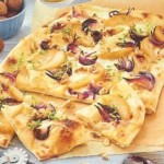 Birnen Flammkuchen