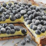 Blaubeerkuchen mit Vanillecreme