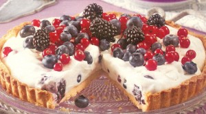 Creme Fraiche Beeren Tarte