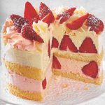 Kleine Erdbeer Buttercreme Torte