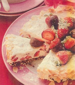 Erdbeer Mandel Torte