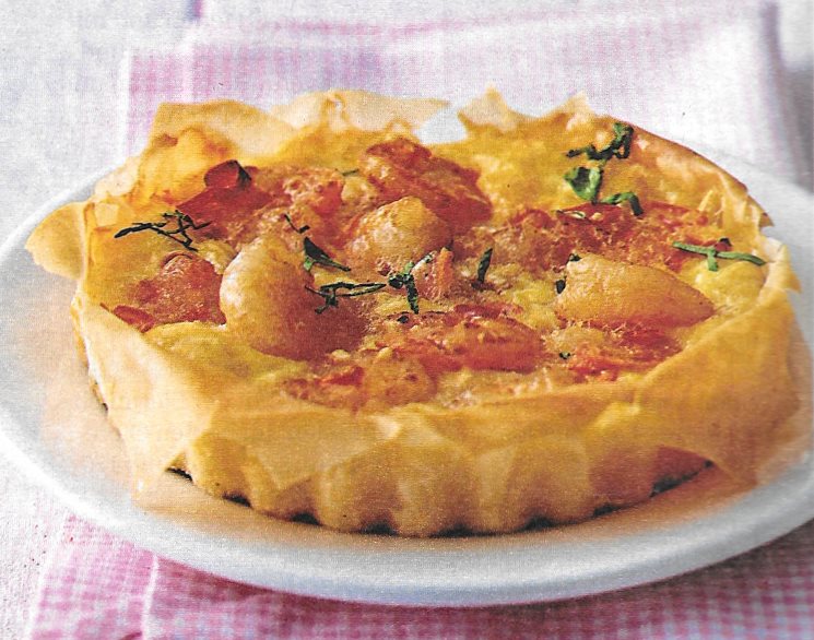 Filotörtchen mit Garnelen und Koriander – Backraum24 – Backrezepte und mehr