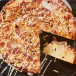 Hefekuchen mit Mandeln