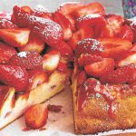 Käsekuchen mit Erdbeeren