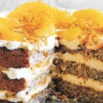 Mohn -Torte mit Orangen Geschmack