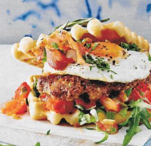 Rosmarin-Waffel-Burger