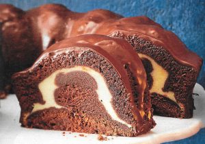 Schokokuchen mit Käsefüllung