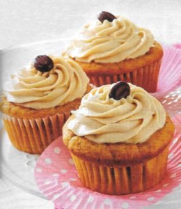 Süßkartoffel-Muffins mit Cappuccino-Creme