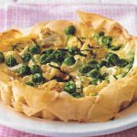 Vegetarische Filotörtchen mit Gemüse und einer Prise Curry