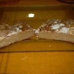 Brot geschnitten, ca. 4 cm hoch